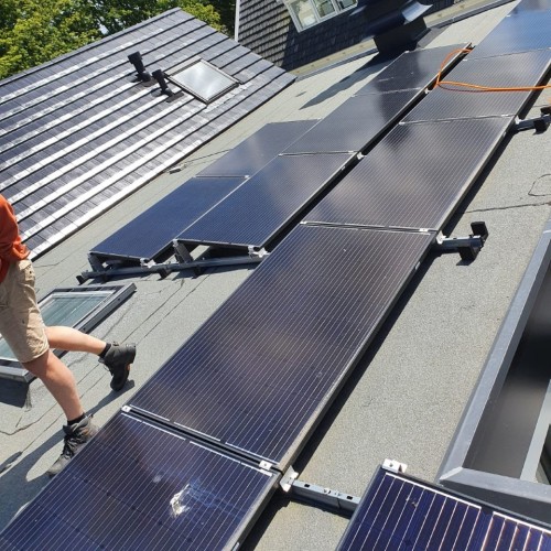 Zonnepanelen onderhoud en schoonmaak woning particulier Nieuwe Niedorp Juli 2020