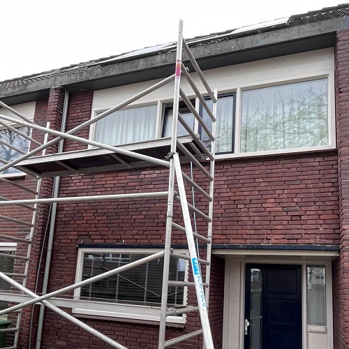 Renoveren gevel woning particulier Schilderswijk Heerhugowaard februari 2023