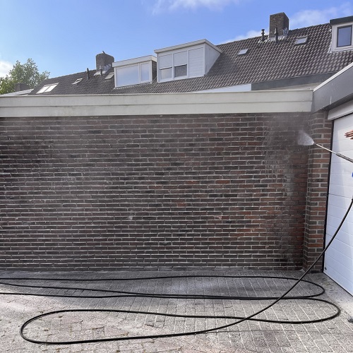 Renovatie gevel garage woning Schilderswijk Heerhugowaard Juni 2023