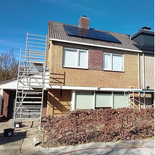 Gevelrenovatie Alkmaar Bergermeer maart 2026