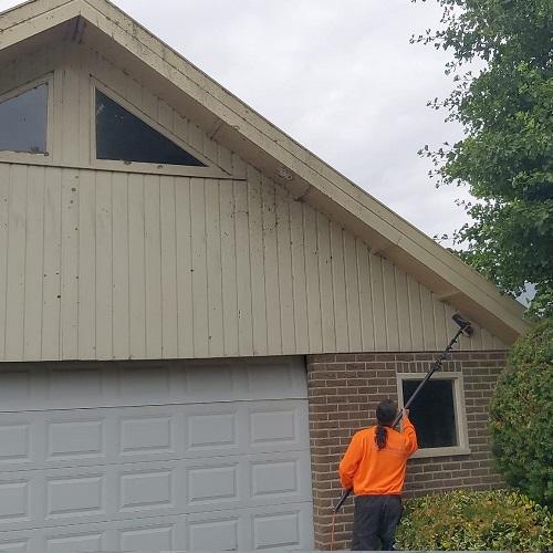 Reinigen houtwerk en glasbewassing woning Venhuizen Juli 2025