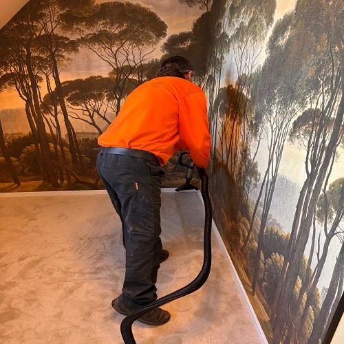 Reinigen tapijt zolder en trap woning Heerhugowaard Januari 2026