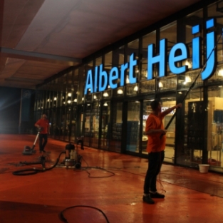 Complete reiniging Albert Heijn Supermarkt Noord Holland Oktober 2019