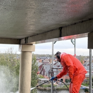 Reiniging buitenzijde appartementencomplex VvE Alkmaar Vroonermeer November 2022