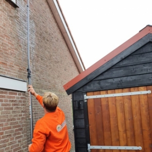 Reiniging boeidelen en dakkapel woning particulier Akersloot Augustus 2021