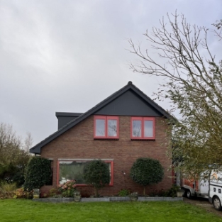 Gevelreiniging en impregneren woning particulier Schoorl November 2021