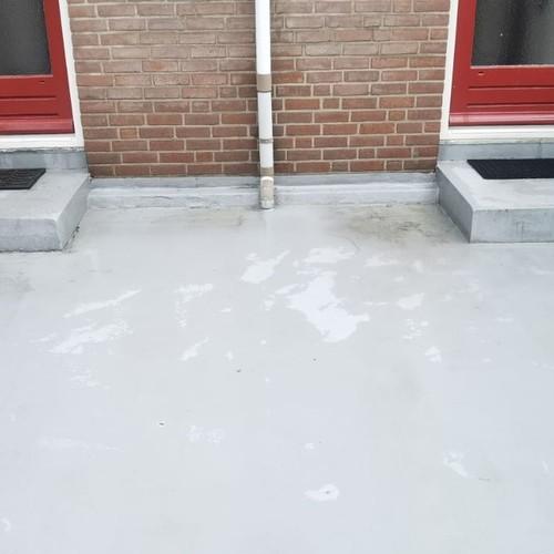Reiniging entreeportieken woonblokken De Mare Alkmaar juni 2026