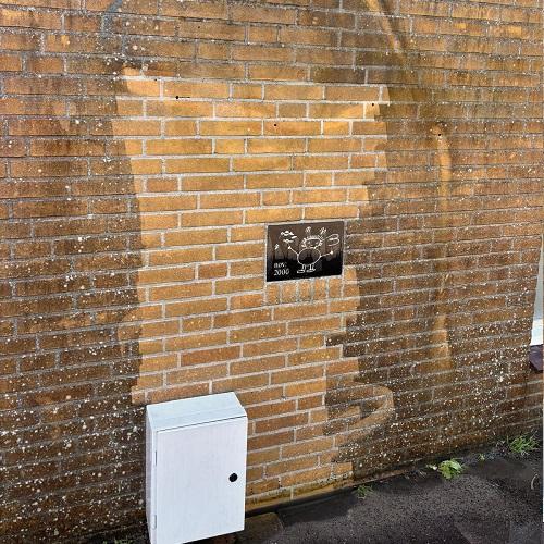 Reiniging en impregneren buitengevel schoolgebouw Hoorn, april 2025