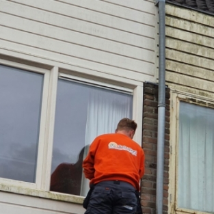 Reiniging gevelbekleding en ander houtwerk woning Heerhugowaard Oktober 2021