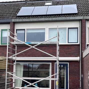 Renoveren gevel woning particulier Schilderswijk Heerhugowaard februari 2023