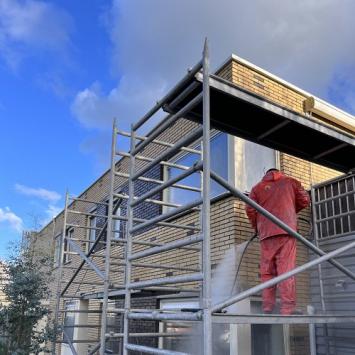 Gevel renovatie appartementencomplex (4 woningen) Heerhugowaard Januari 2023