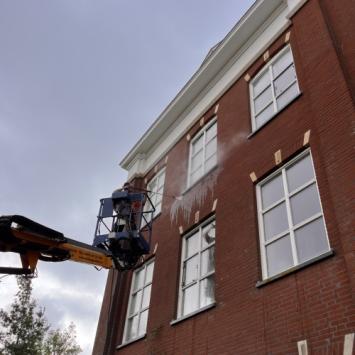 Gevelreiniging en glasbewassing bedrijf Heerhugowaard Oktober 2023