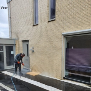 Gevelreiniging en impregneren woning particulier Heerhugowaard Mei 2020