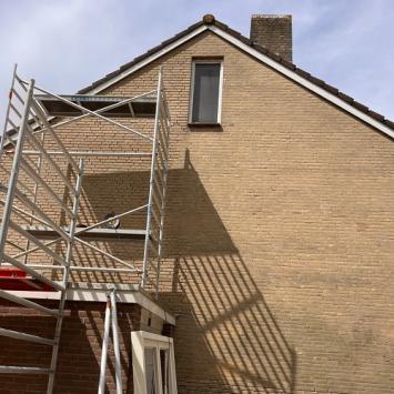 Volledige gevelrenovatie Bergermeer Alkmaar woning particulier Augustus 2023