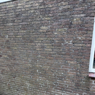 Gevelrenovatie en gevelbekleding reiniging woning particulier Hoorn September 2022