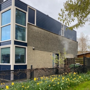 Gevel reiniging en impregneren woning particulier Heerhugowaard Zuidwijk April 2021
