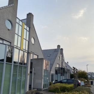 Gevel reiniging en impregneren 4 woningen Heerhugowaard Oostertocht Mei 2021