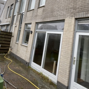 Gevel reiniging en impregneren 4 woningen Heerhugowaard Oostertocht Mei 2021