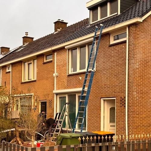 Gevelrenovatie woning oude centrum Heemradenwijk Heerhugowaard december 2024