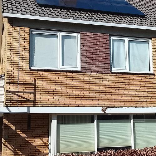 Impregneren gevel en schoorsteen Alkmaar Offenbachstraat maart 2026