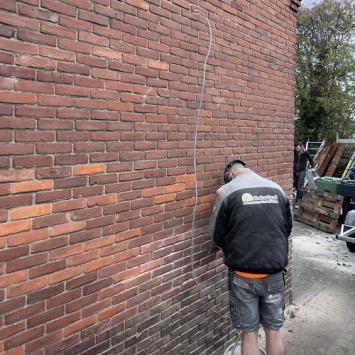 Uithakken voegwerk, reinigen, voegen plaatsen en impregneren Oudorp Alkmaar December 2022