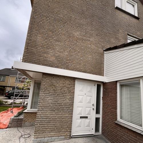 Gevelrenovatie en schoorsteenrenovatie woning Alkmaar Bergermeer juni 2024