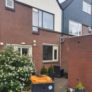 Gevel reiniging en impregneren/hydrofoberen woningen Alkmaar Maart 2021