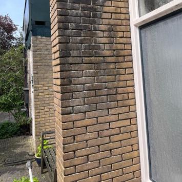 Gevelrenovatie voor,- en achterzijde woning Planetenwijk Heerhugowaard Mei 2023