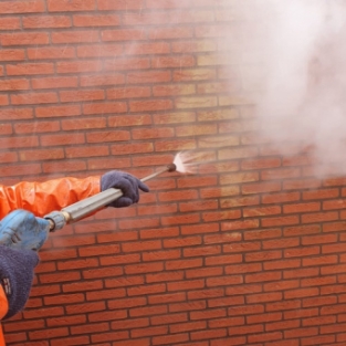 Impregneren garage na vocht doorslag gevel woning Heerhugowaard April 2021