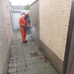 Gevel reiniging en impregneren woning Heerhugowaard November 2020