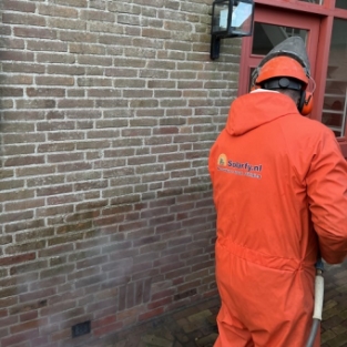 Gevelreiniging en impregneren woning particulier Schoorl November 2021