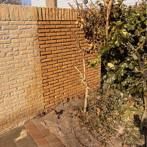 Renoveren gevel vakantiewoning De Koog, Texel maart 2025 
