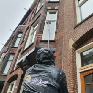 Glasbewassing objecten vastgoedeigenaar Amsterdam centrum Februari 2020