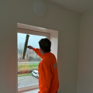 Bouwoplevering schoonmaak ramen en vensterbanken Heerhugowaard Januari 2022