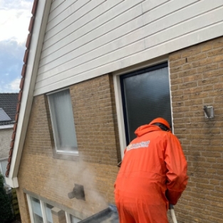 Gevelreiniging en impregneren woning Heerhugowaard Butterhuizen November 2021