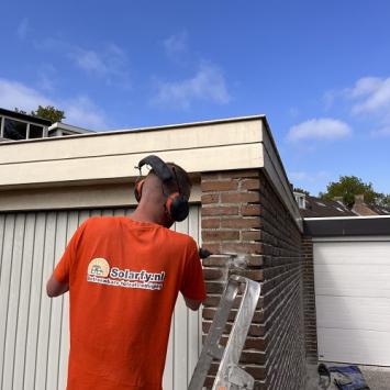 Renovatie gevel garage woning Schilderswijk Heerhugowaard Juni 2023