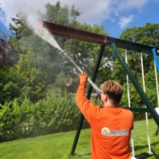 Reiniging en onderhoud speeltoestel terrein particulier Amsterdam Juli 2020