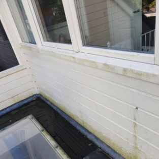 Reiniging dakkapel en gevelbekleding woning Middenmeer September 2020