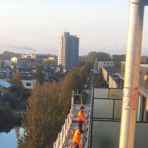 Reiniging en impregneren gevelelementen VvE Olympia II Alkmaar Daalmeer Oktober 2025