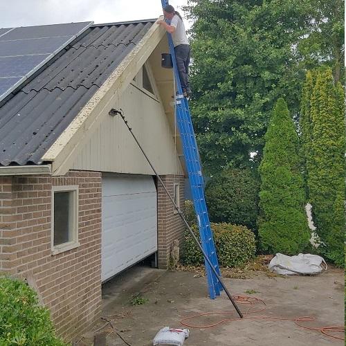 Reinigen houtwerk en glasbewassing woning Venhuizen Juli 2025