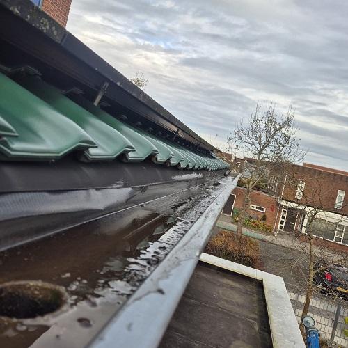 Reiniging dakgootrand Else van den Banlaan Heerhugowaard November 2025
