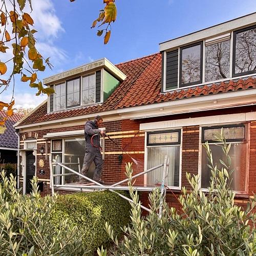 Gevelrenovatie Dorpsstraat Assendelft Oktober 2025