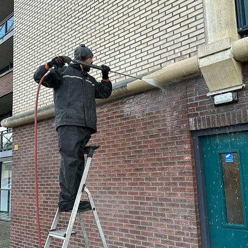 Reiniging en impregneren gevelelementen VvE Olympia II Alkmaar Daalmeer Oktober 2025