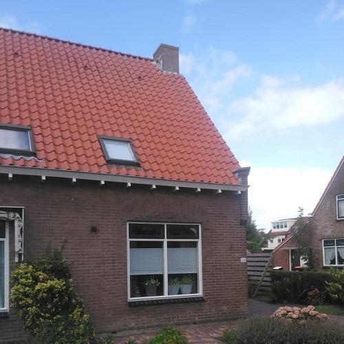 Reiniging gevelbekleding en dakgoten ’t Zand September 2025