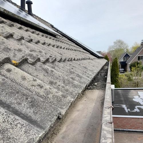 Reiniging kopgevels en dakgootranden Zuidscharwoude Oostrand April 2026