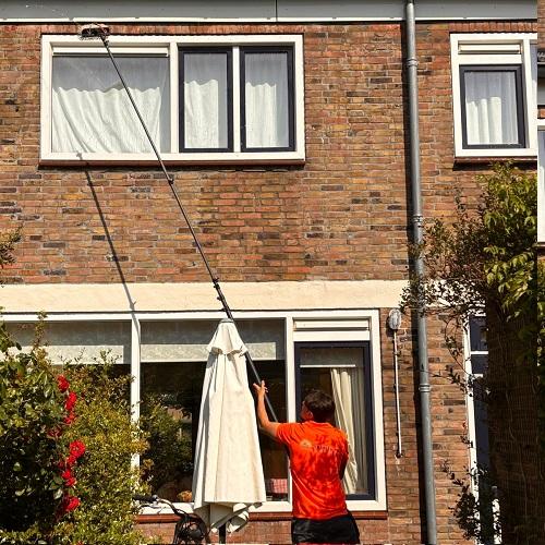 Reiniging kunststof boeidelen en kozijnen Schoorl Groet Juni 2025