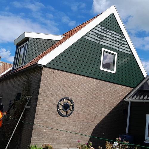 Reiniging kunststof houtwerk en zonnepanelen Oterleek Schermer Augustus 2025