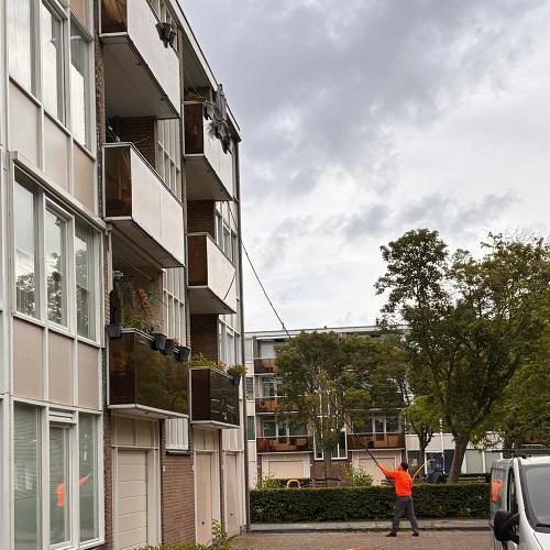 Reiniging trespa en plafond Alkmaar West Juni 2025