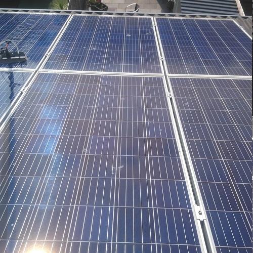 Reiniging zonnepanelen 17 woningen Alkmaar Bergermeer Juli 2025