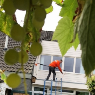 Reiniging gevelbekleding en ander houtwerk woning Heerhugowaard Oktober 2021